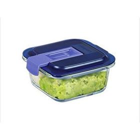Luminarc Mavi Temp Easy Box Kare 380 cc Saklama Kabı