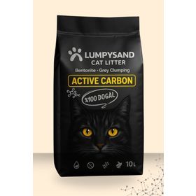 Lumpysand 10 lt Aktif Karbonlu İnce Taneli Bentonit Kedi Kumu