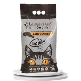 Lumpysand 10 lt Aktif Karbonlu İnce Taneli Bentonit Kedi Kumu