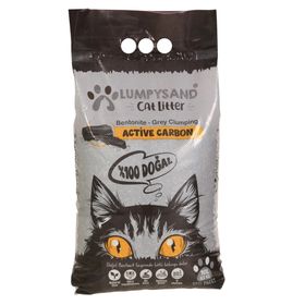 Lumpysand 2x10 lt Aktif Karbonlu İnce Taneli Bentonit Kedi Kumu