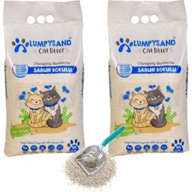 Lumpysand Marsilya Sabun Kokulu İnce 2x10 lt Kedi Kumu