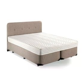 Luna Baza Başlık Yatak Takımı 150x200 cm Çift Kişilik Ortopedik Yatak Seti Sağlamlaştırılmış Baza