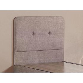 Luna Baza Ve Başlık Seti - 100x200 Cm Tek Kişilik Kumaş Baza Seti