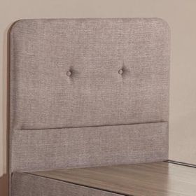 Luna Baza Ve Başlık Seti - 100x200 Cm Tek Kişilik Kumaş Baza Seti