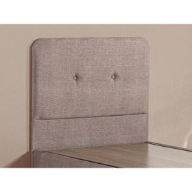 Luna Baza Ve Başlık Seti - 100x200 Cm Tek Kişilik Kumaş Baza Seti