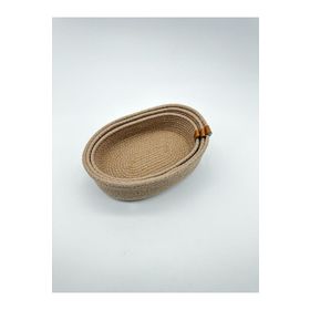 Luna Cucina Jüt 3'lü Oval Hasır 29 cm Organizer