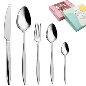 Luna Cucina Lorena 72 Parça Gümüş Çatal Kaşık Bıçak Takımı