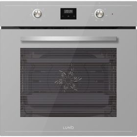 Luno F6502S01 60 cm Gri Cam Ankastre Fırın