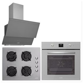 Luno L501S04 - L501S04 - 3481.6.147.03 3'lü Gri Ankastre Set