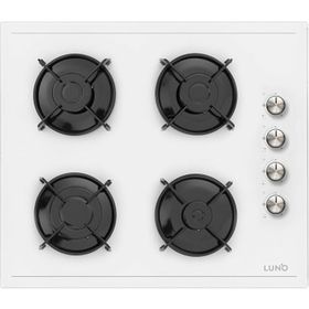 Luno LCO5335W01 60 cm Beyaz Doğalgaz Ankastre Cam Ocak