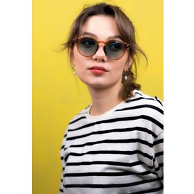 Lunox Helios Degrade Yeşil Cappucino Polarize Esnek Kırılmaz Güneş Gözlüğü