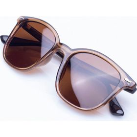 Lunox Mithra Unisex Kahverengi Polarize Güneş Gözlüğü