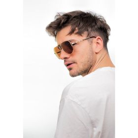 Lunox Unisex Gold Kahve Polarize Damla Güneş Gözlüğü