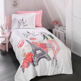 Luoca Patisca Ranforce Tek Kişilik Nevresim Takımı
