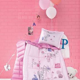 Luoca Strawberry Turkuaz Patisca Ranforce Bebek Uyku Seti