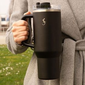 Lurch 240978 Big Cup 1.2 lt Mat Siyah Paslanmaz Çelik Termos