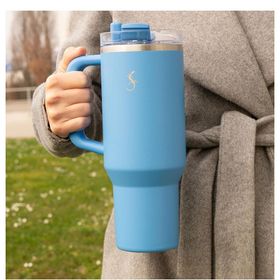 Lurch 240979 Big Cup 1.2 lt Okyanus Mavi Paslanmaz Çelik Termos