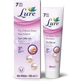 Lure 100 ml Tüm Ciltler için Tüy Dökücü Krem