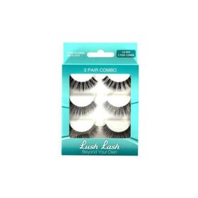 Lush Lash 3 Pair Combo 3 LU-624 Çift Takma Kirpik