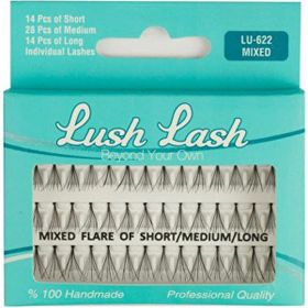 Lush Lash LU-622 Tekli Karışık 56'lı Takma Kirpik