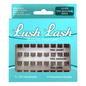 Lush Lash Trio Tekli Kısa Orta Uzun Takma Kirpik
