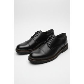 Lusive LUASS27AL0045 %100 Hakiki Deri Siyah Erkek Klasik Ayakkabı