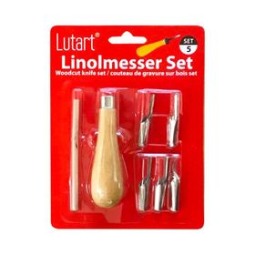 Lutart LSR-5526 5'li Linol Oyma Seti