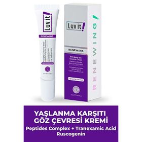 Luv It 15 ml Yaşlanma Karşıtı Göz Çevresi Kremi