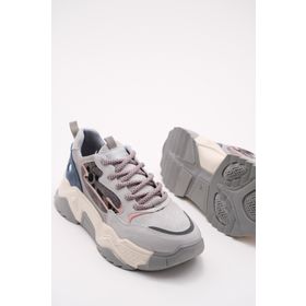 LuviShoes 65100 Buz Gri Kadın Spor Ayakkabı