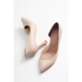 LuviShoes 653 Ten Cilt Kadın Topuklu Ayakkabı