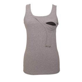 LuvmaBelly 1501-1502 Maternity Gri Lohusa Emzirme Atleti