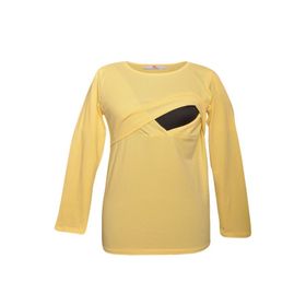 LuvmaBelly 2701-2708 Pamuklu Uzun Kollu Lohusa Emzirme T-Shirt