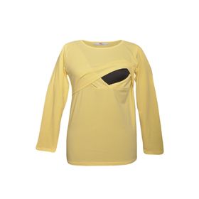 LuvmaBelly 2701-2708 Pamuklu Uzun Kollu Lohusa Emzirme T-Shirt