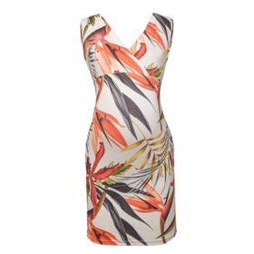 LuvmaBelly 5504 Maternity Çiçekli Lohusa Emzirme Elbise