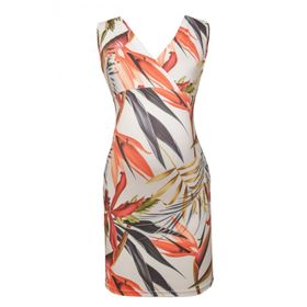 LuvmaBelly 5504 Maternity Çiçekli Lohusa Emzirme Elbise