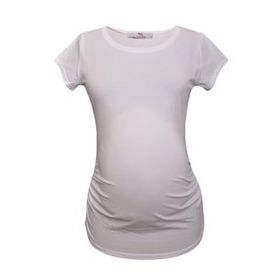 LuvmaBelly Maternity 2009-2015 Beyaz Hamile T-shirt