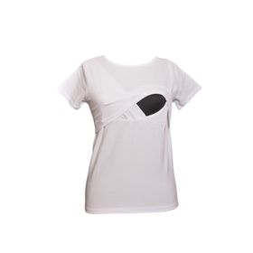 LuvmaBelly Maternity 2501-2516 Pamuklu Siyah Hamile T-Shirt
