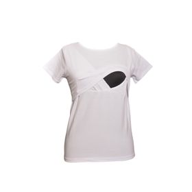 LuvmaBelly Maternity 2501-2516 Pamuklu Siyah Hamile T-Shirt