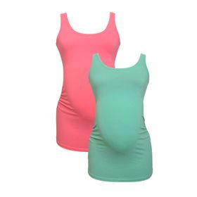 LuvmaBelly MYRA1004_1005 Mint Pembe Hamile Atlet seti