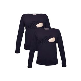 LuvmaBelly MYRA2702-2702 Emzirme T-shirt Seti