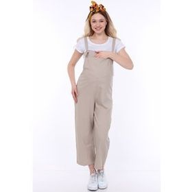 LuvmaBelly MYRA6101 Bej Hamile Salopet