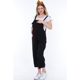 LuvmaBelly MYRA6102 Koyu Lacivert Hamile Salopet