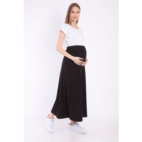 LuvmaBelly MYRA9030 Beli Ayarlanabilir Siyah Hamile Etek