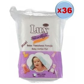 Lüx 2160 Adet 36x60 Bebek Temizleme Pamuğu