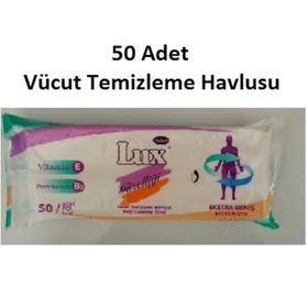 Lüx 50 Adet Vücut Temizleme Havlusu
