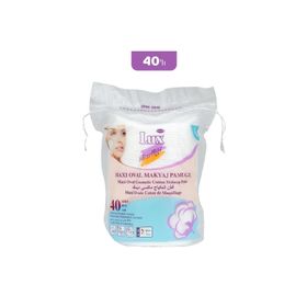 Lüx Maxi Oval 40'lı Disk Makyaj Pamuğu