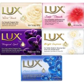 Lüx Soft Touch/Velvet Touch/Magicial Spell/Aqua Sparke/Bright Impress 5x80 gr Sabun