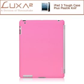 Luxa2 LHA0063-C iPad 3 Tough Case Plus Plastik Pembe Kılıf
