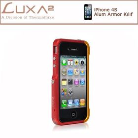 Luxa2 LHA0074-B iPhone Alum Armor Aluminyum Kırmızı Altın Kılıf