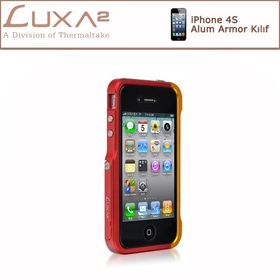 Luxa2 LHA0074-B iPhone Alum Armor Aluminyum Kırmızı Altın Kılıf